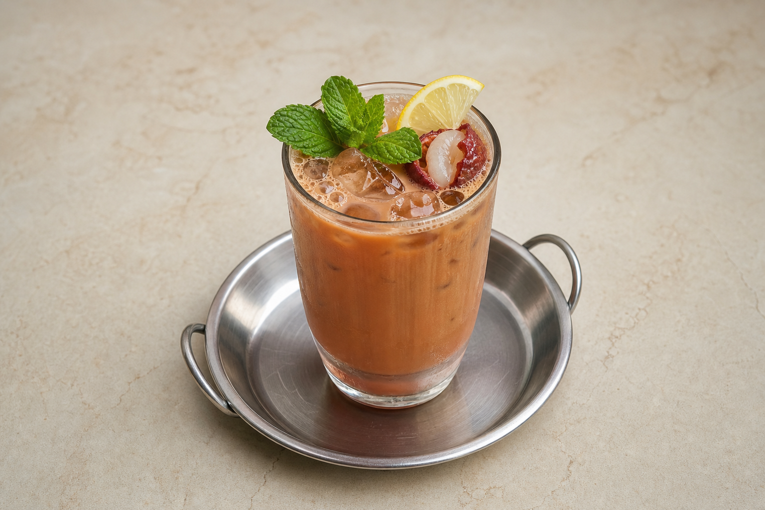 MY Signature rice plate milk-tea P05 — Malaysia dish