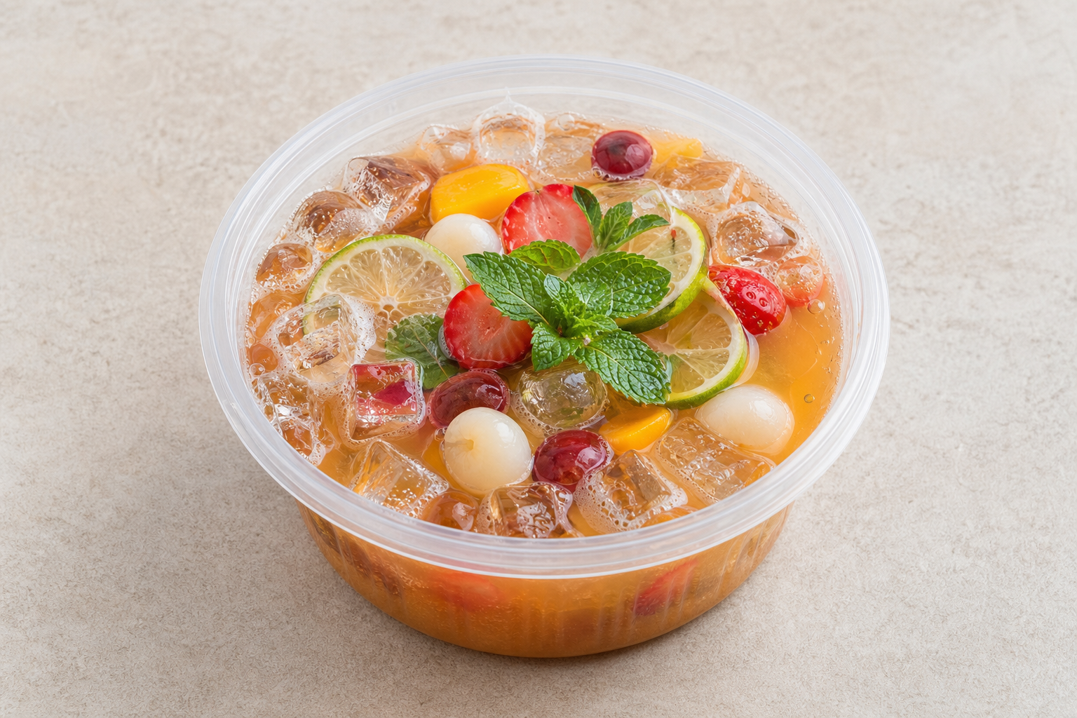 MY Signature rice plate milk-tea P07 — Malaysia dish