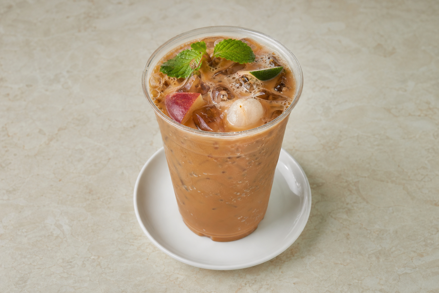 MY Signature rice plate milk-tea P09 — Malaysia dish