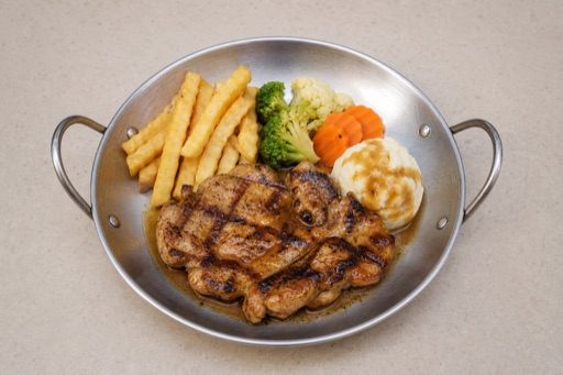 MY Grilled chicken steak western P05 — Malaysia dish