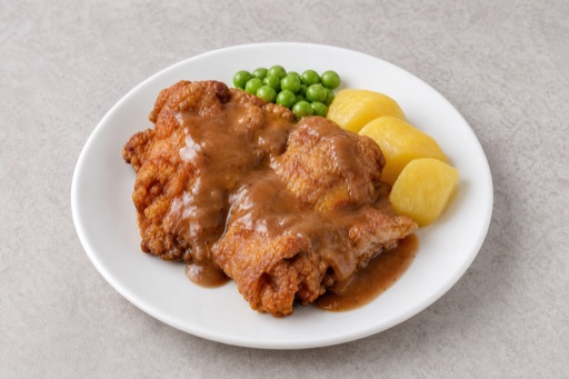 Photorealistic Hainanese chicken chop P09 food image by VDAMO