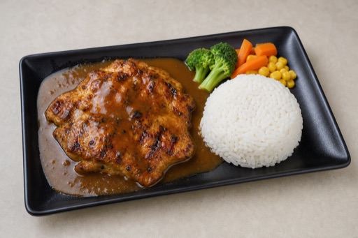 MY Pork chop plate western P02 — Malaysia dish