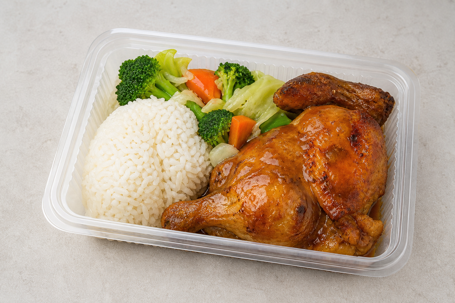 MY Roast chicken meal western P07 — Malaysia dish