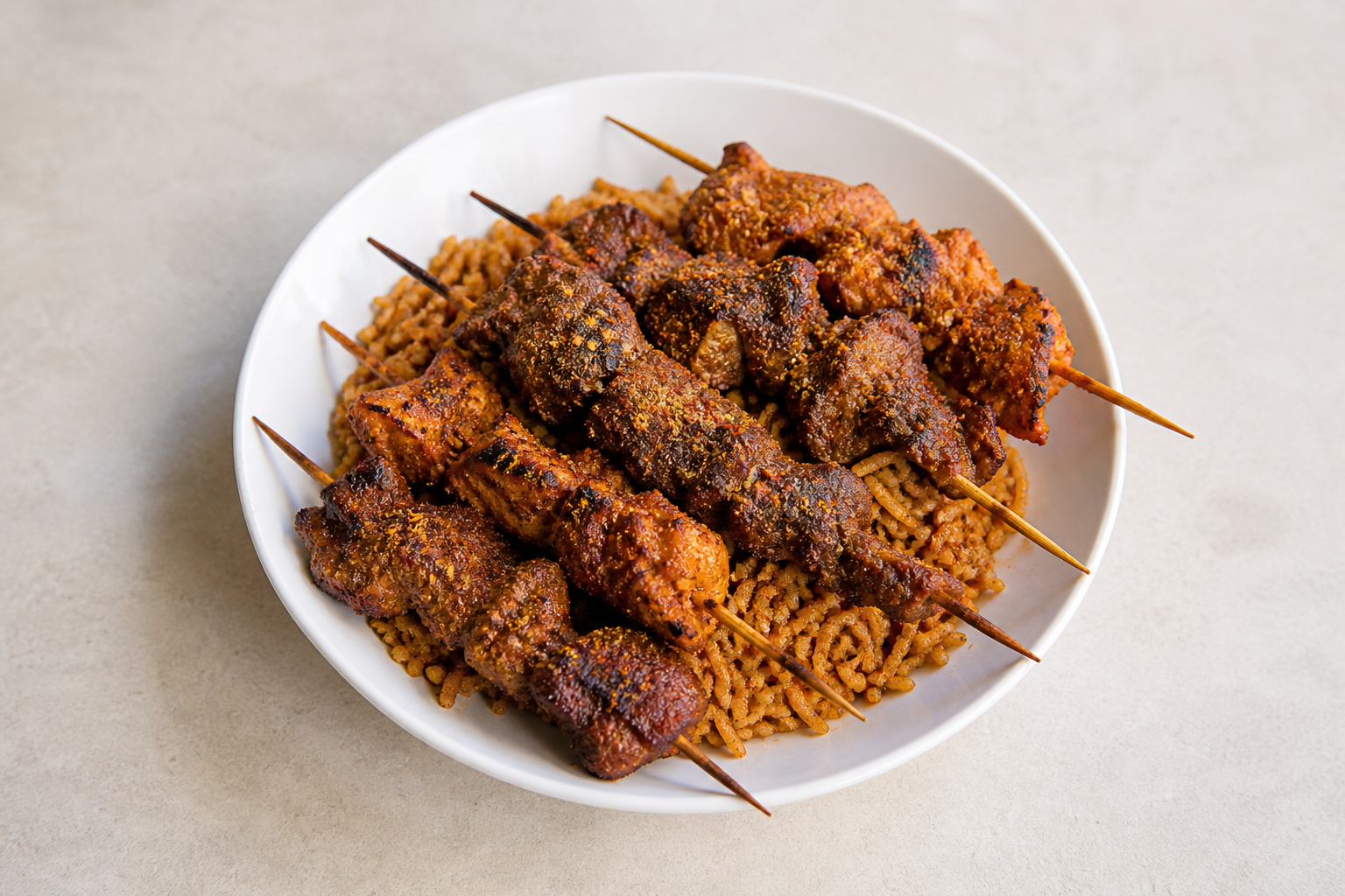 NG Grilled suya skewers african P04 — Nigeria dish