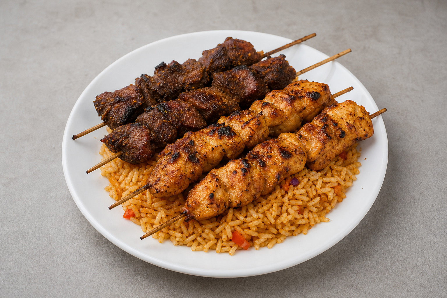 NG Grilled suya skewers african P09 — Nigeria dish