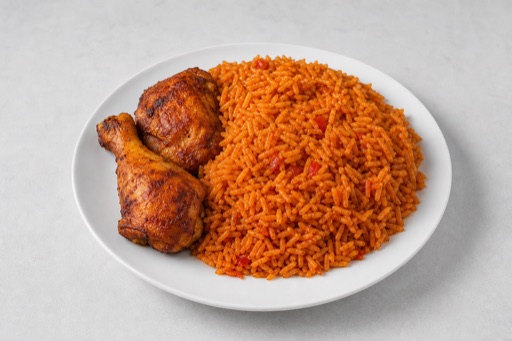 Photorealistic Jollof rice P08 food image by VDAMO