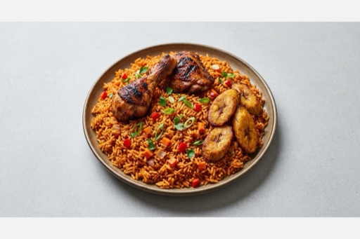 Photorealistic Jollof rice P09 food image by VDAMO