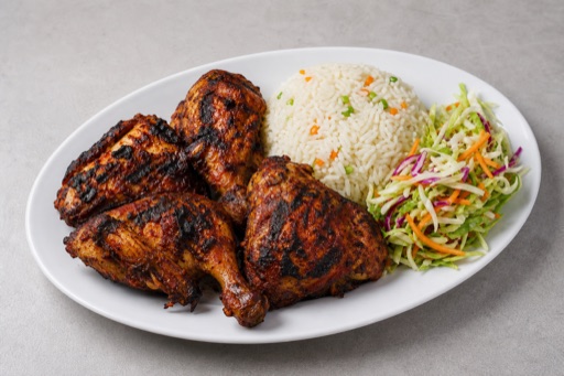 Photorealistic African grilled chicken P03 food image by VDAMO