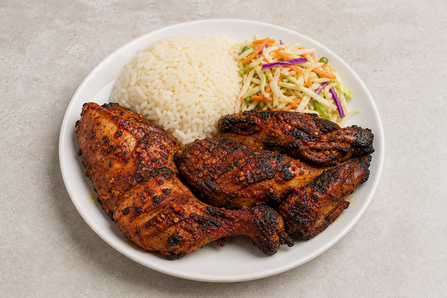 African grilled chicken P09 — Nigeria dish