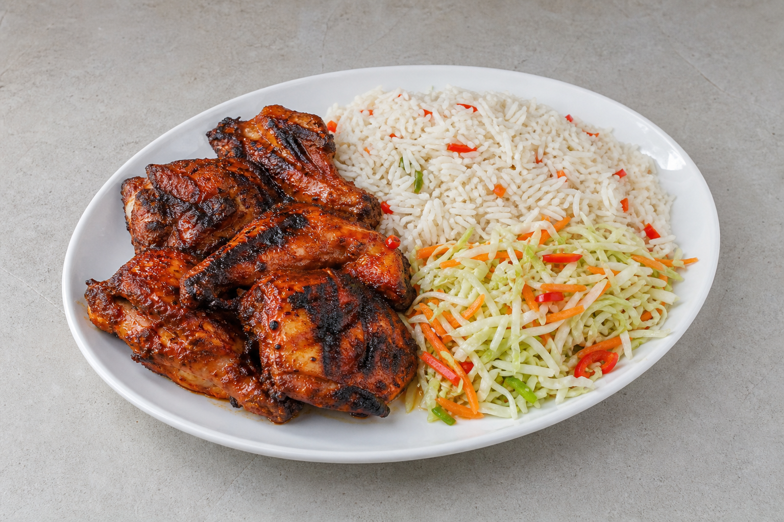 African grilled chicken P03 — Nigeria dish