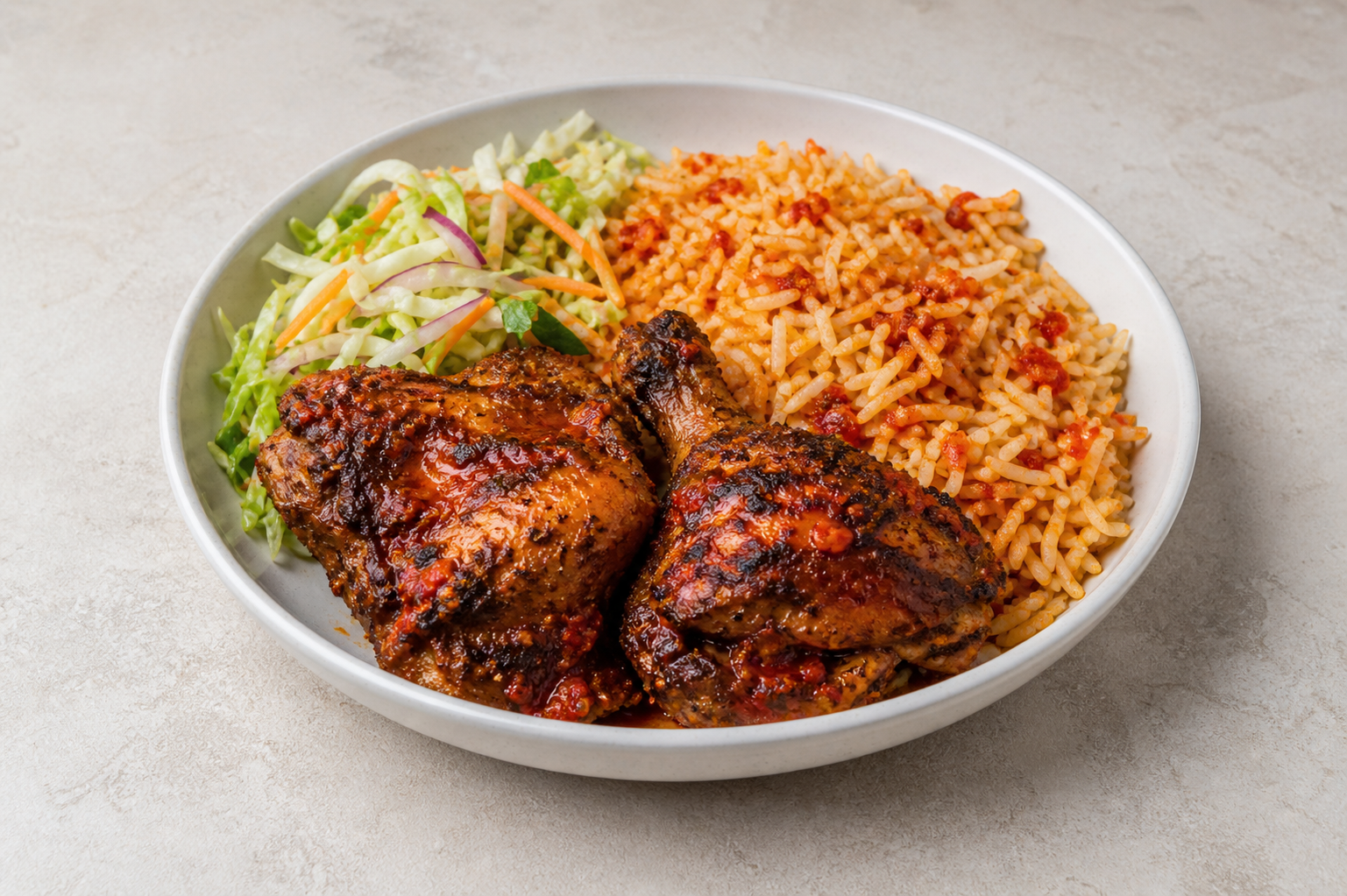 African grilled chicken P04 — Nigeria dish