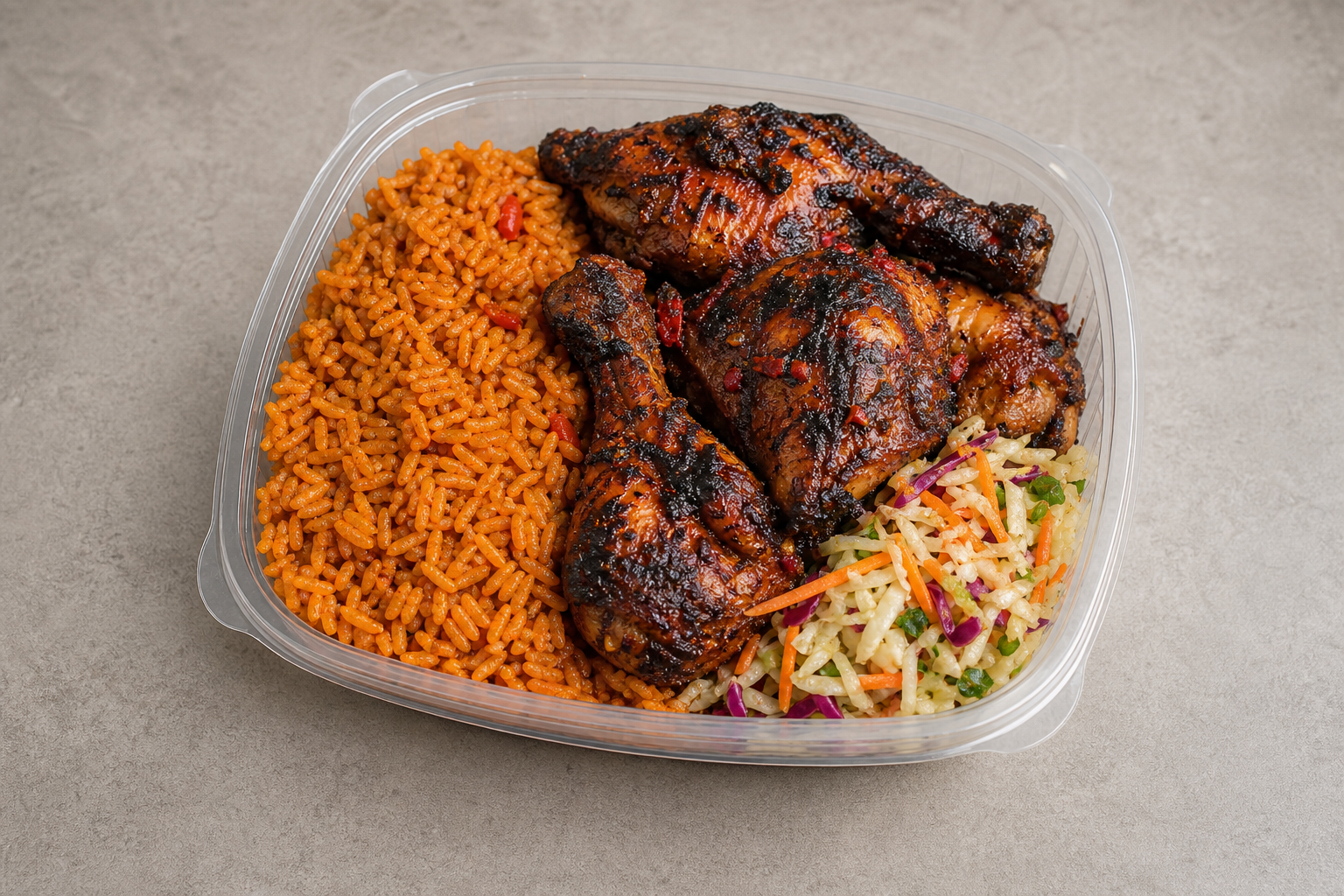 African grilled chicken P07 — Nigeria dish