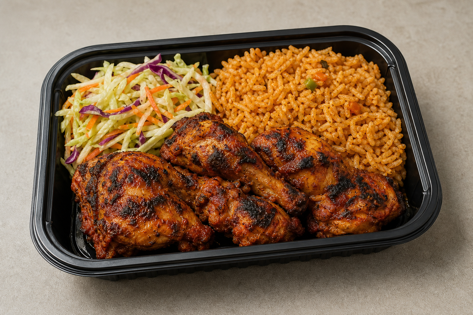 African grilled chicken P06 — Nigeria dish