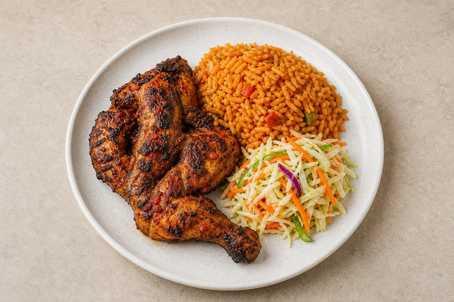 African grilled chicken P09 — Nigeria dish