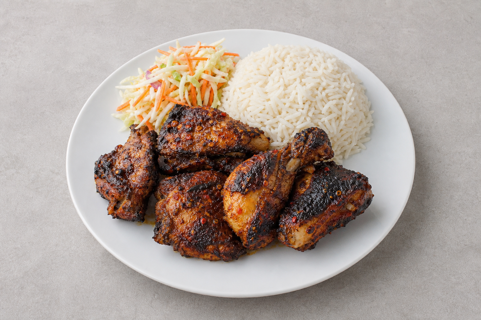 Photorealistic African grilled chicken P01 food image by VDAMO