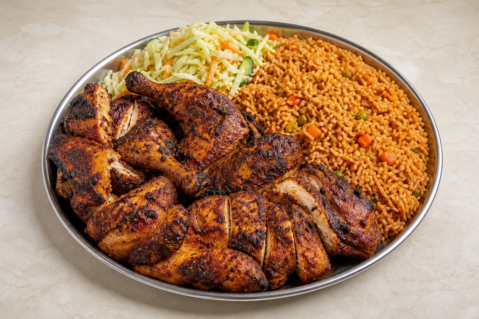 African grilled chicken P10 — Nigeria dish