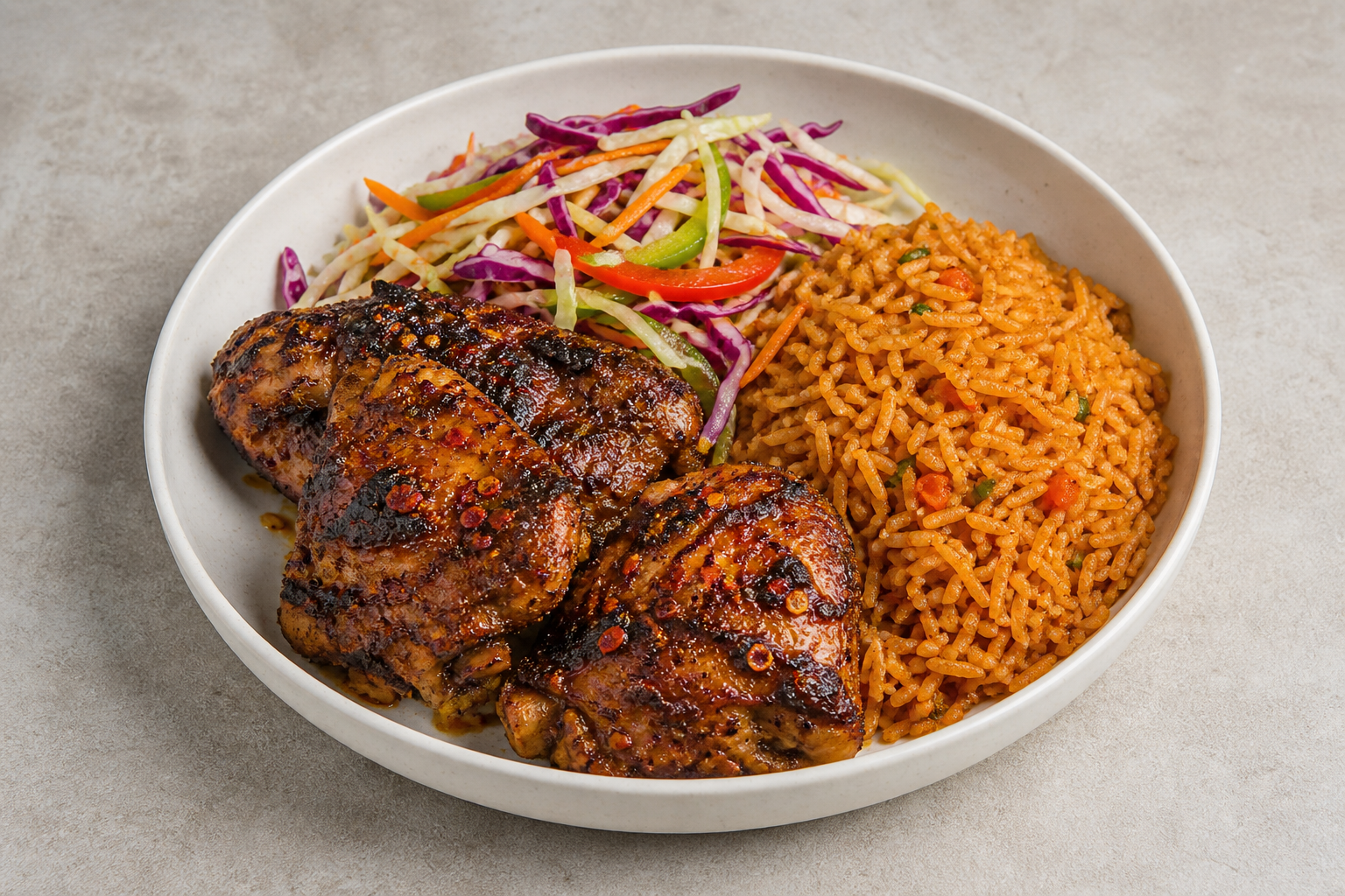 African grilled chicken P04 — Nigeria dish