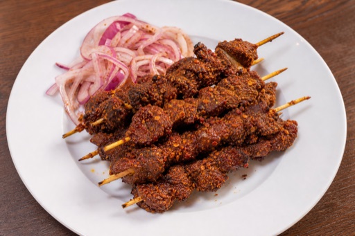 Suya skewers food image by VDAMO