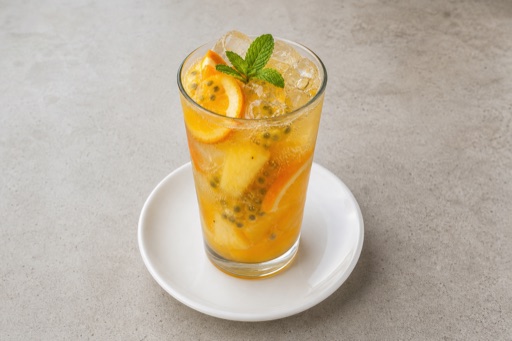 NL Tropical juice glass bar-drink P01 — Netherlands dish