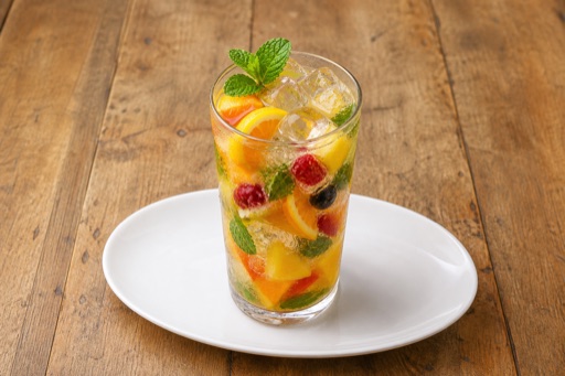 NL Tropical juice glass bar-drink P03 — Netherlands dish