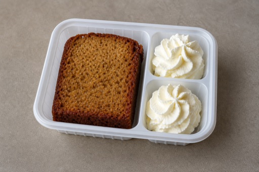 Photorealistic NL Honey cake slice dessert P08 food image by VDAMO