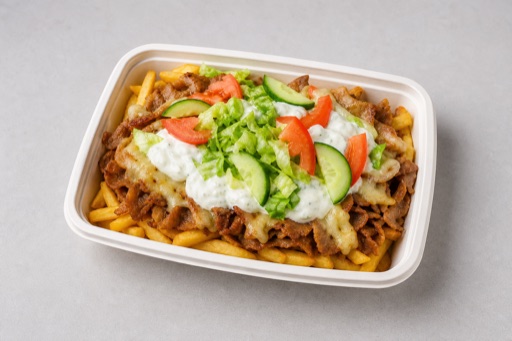 Photorealistic Kapsalon P02 food image by VDAMO