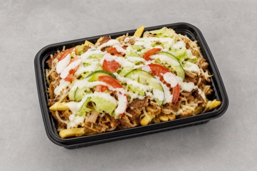 Photorealistic Kapsalon P05 food image by VDAMO