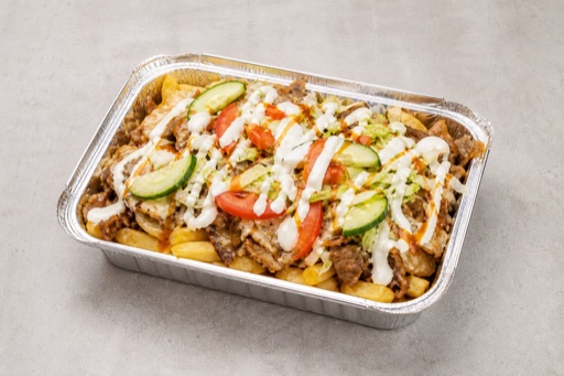 Photorealistic Kapsalon P08 food image by VDAMO