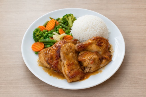 NL Roast chicken meal western P09 — Netherlands dish