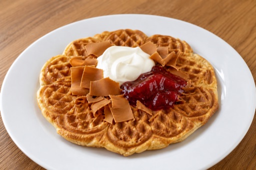Brunost waffle food image by VDAMO