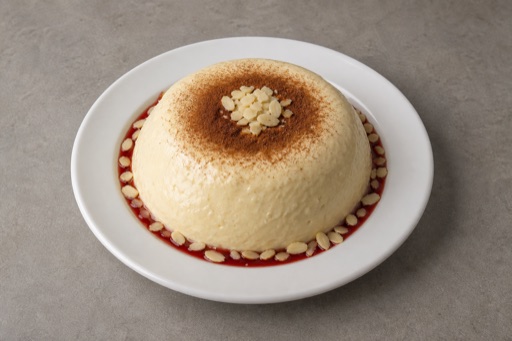 Photorealistic NO Mango pudding cup dessert P01 food image by VDAMO