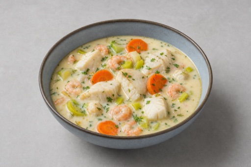 Photorealistic Fiskesuppe P03 food image by VDAMO