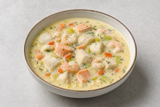 Photorealistic Fiskesuppe P10 food image by VDAMO
