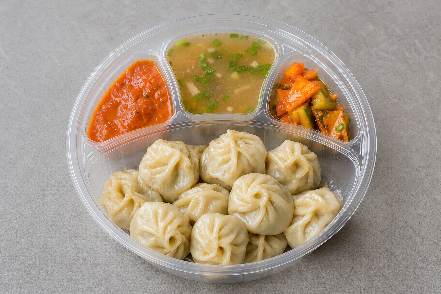 Photorealistic Nepali momo combo P07 food image by VDAMO