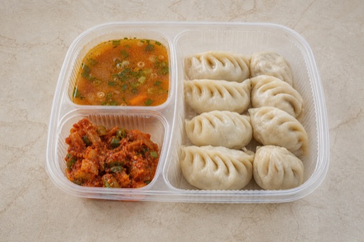 Photorealistic Nepali momo combo P07 food image by VDAMO