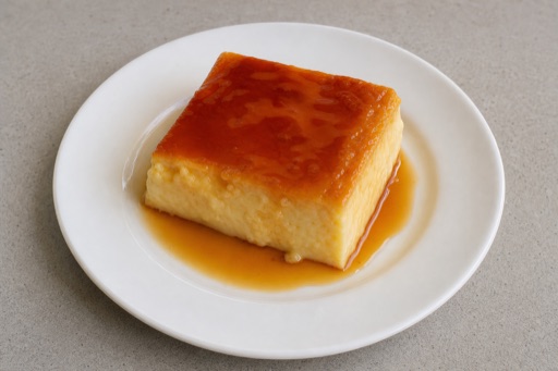 Photorealistic NZ Caramel custard dessert P01 food image by VDAMO