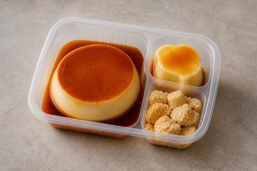 Photorealistic NZ Caramel custard dessert P08 food image by VDAMO