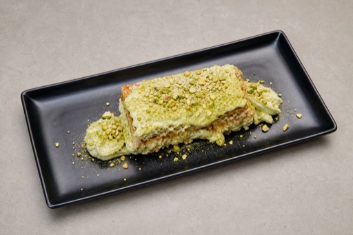 NZ Pistachio dessert plate dessert P02 — New Zealand dish
