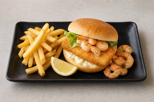 NZ Kids burger meal fast-food P02 — New Zealand dish