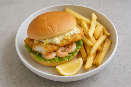 NZ Kids burger meal fast-food P04 — New Zealand dish