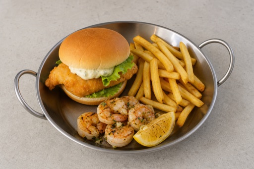 NZ Kids burger meal fast-food P05 — New Zealand dish