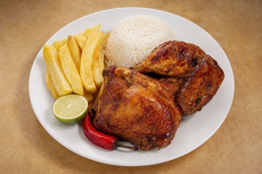 Latin grilled chicken menu photo, Peru menu images by VDAMO
