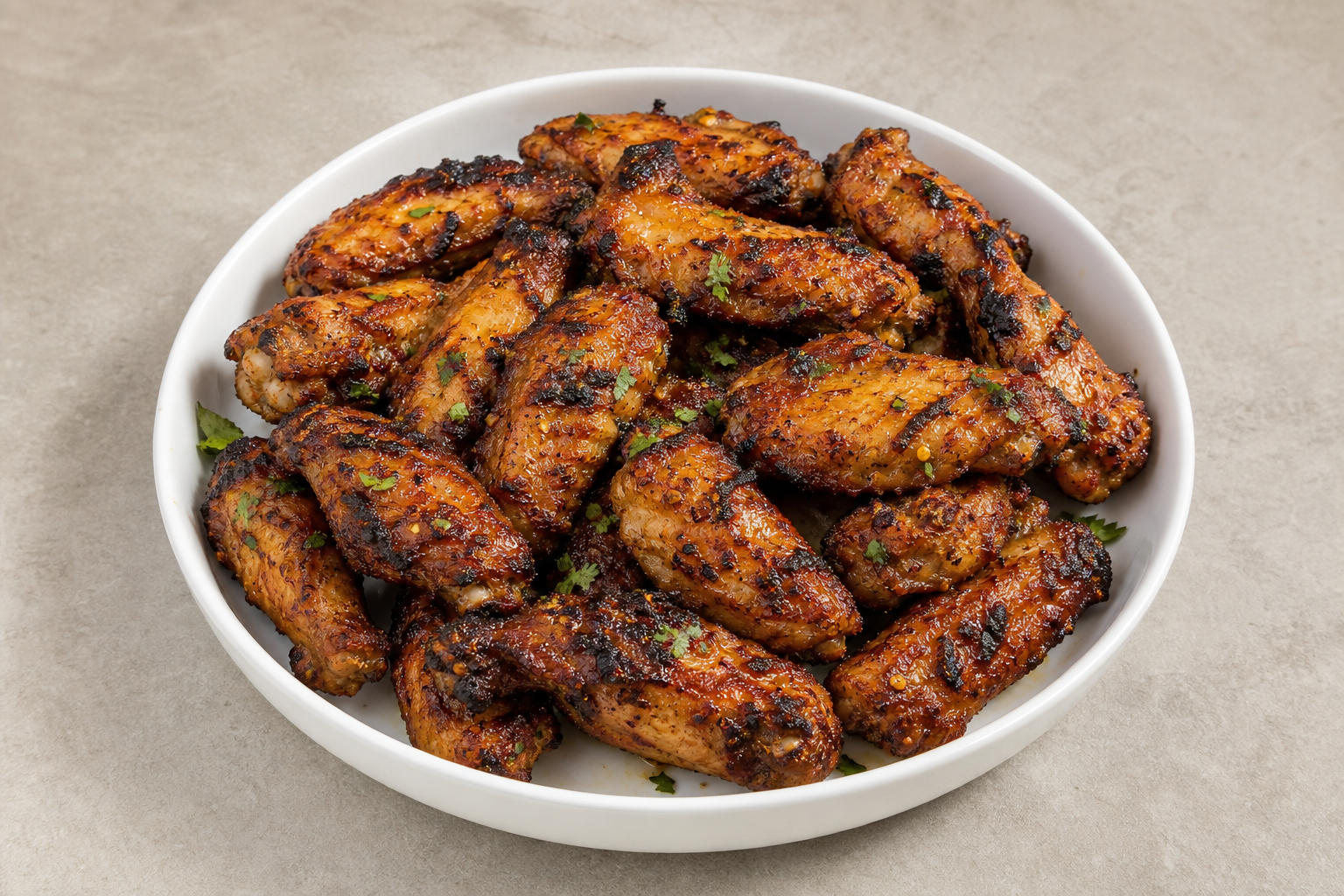 PK Spiced grilled wings barbecue P04 — Pakistan dish