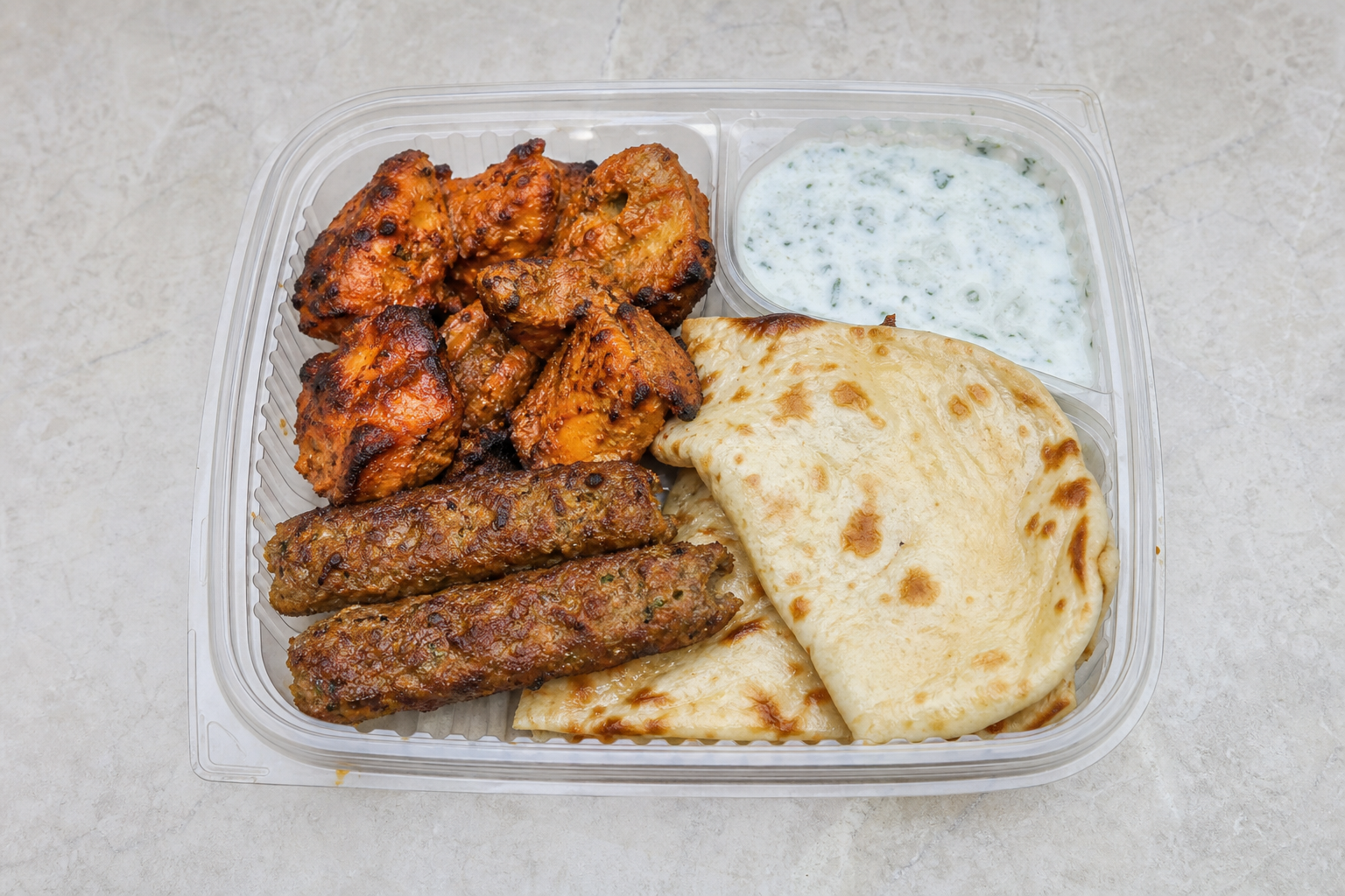 Photorealistic Pakistani BBQ plate P07 food image by VDAMO
