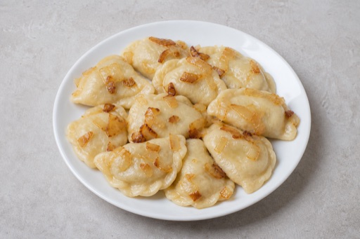 Photorealistic European dumpling plate P09 food image by VDAMO