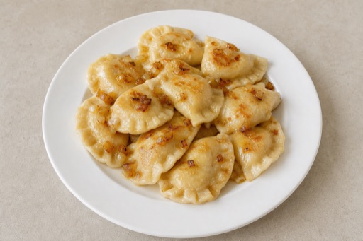 European dumpling plate food image by VDAMO