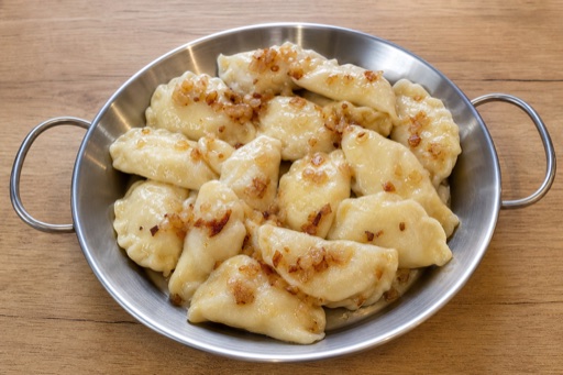 Photorealistic European dumpling plate P05 food image by VDAMO