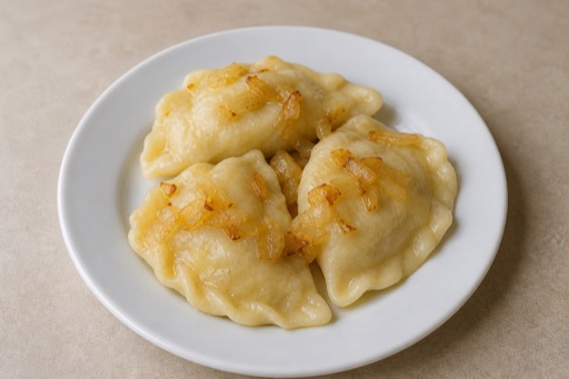 Photorealistic European dumpling plate P09 food image by VDAMO