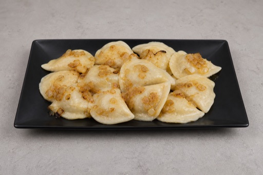 Photorealistic European dumpling plate P02 food image by VDAMO
