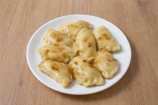 Photorealistic European dumpling plate P09 food image by VDAMO
